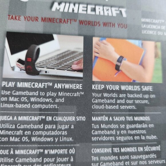 Minecraft watch COLLECTORS .NEW with USB storage. Waterproof. Gameband - Picture 16 of 16